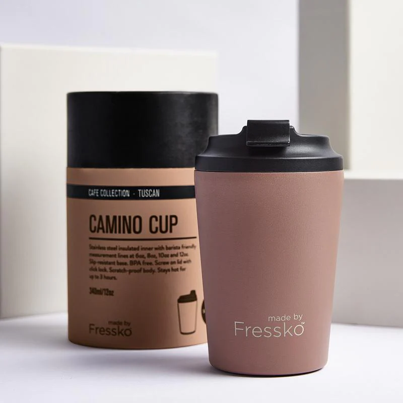 Fressko I 不鏽鋼保溫杯-拿鐵可可色