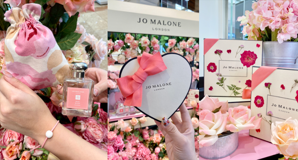 Jo Malone London 最浪漫的送禮儀式！情人節限量玫瑰系列必須搶，贈束口袋和擴香石手鏈，還有超美壓花禮盒～