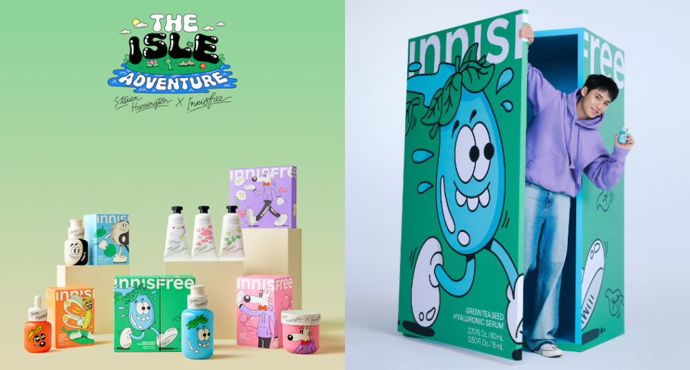INNISFREE x Steven Harrington藝術家聯名系列繽紛登場！鮮豔色彩+俏皮插畫可愛度爆表♡