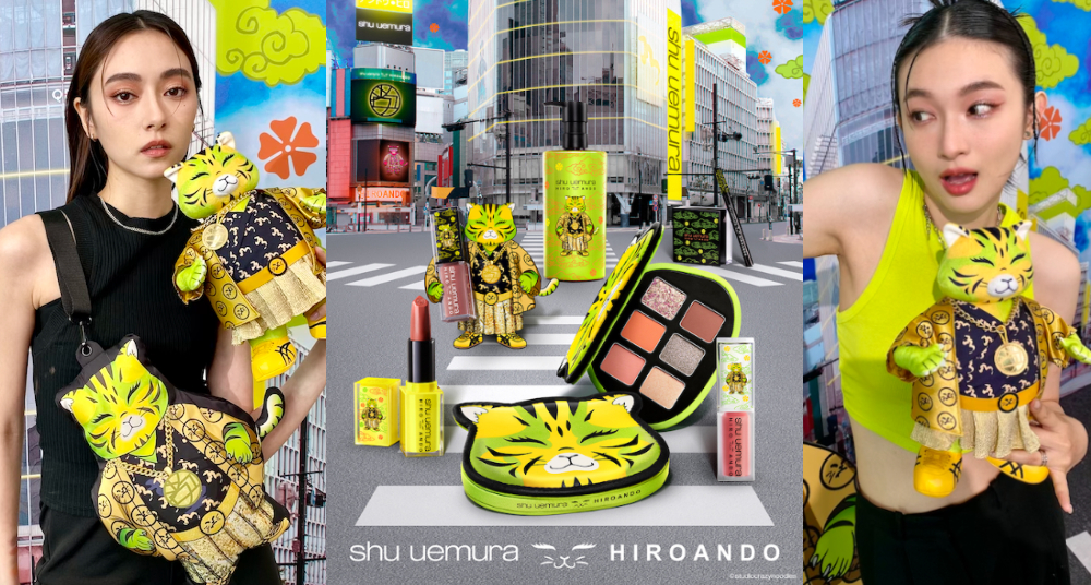 植村秀 X HIRO ANDO「潮虎東京限量系列」太時髦！以潮流聖地東京為靈感，將街頭元素帶入彩妝！