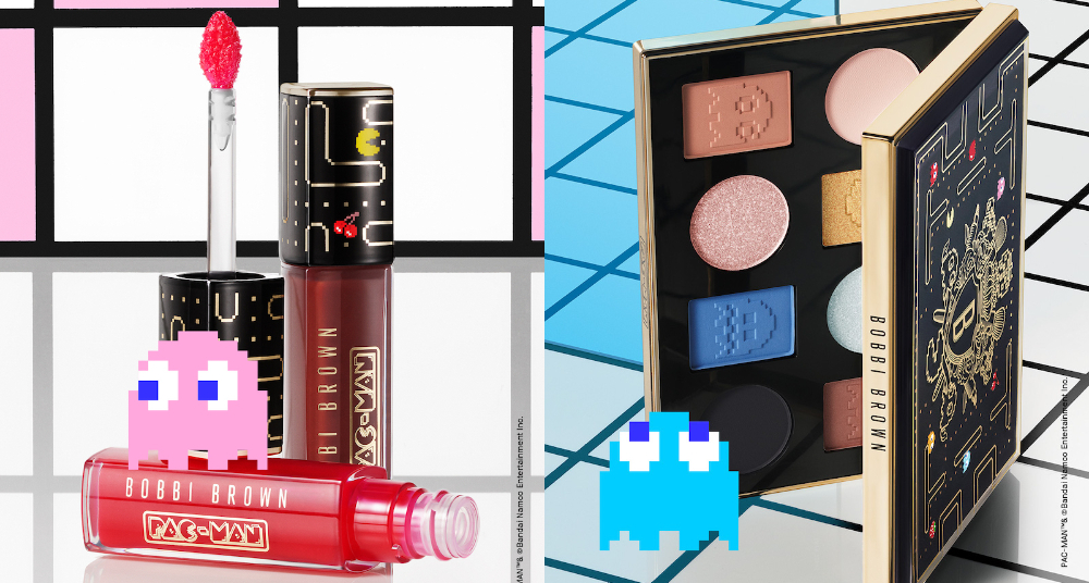 「Bobbi Brown x 小精靈pac-man」限量聯名系列！8色眼彩盤配色太吸睛，眼影殼還有小精靈在動