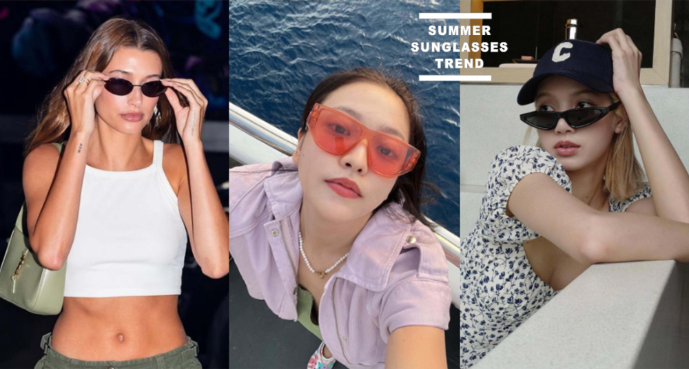 Lisa、Hailey Bieber 都這樣戴！2022夏季墨鏡這些款最on trend，貓眼、糖果色、運動風...為你的穿搭更加分