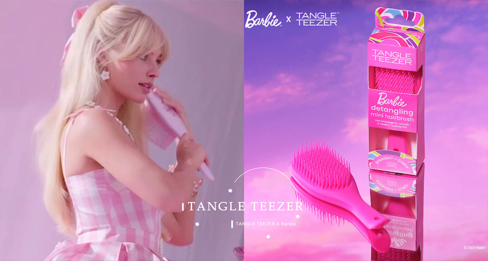 英國王妃梳 TANGLE TEEZER X Barbie限量聯名超夢幻！快跟上「芭比粉」風潮，超吸睛梳具讓妳一秒變芭比