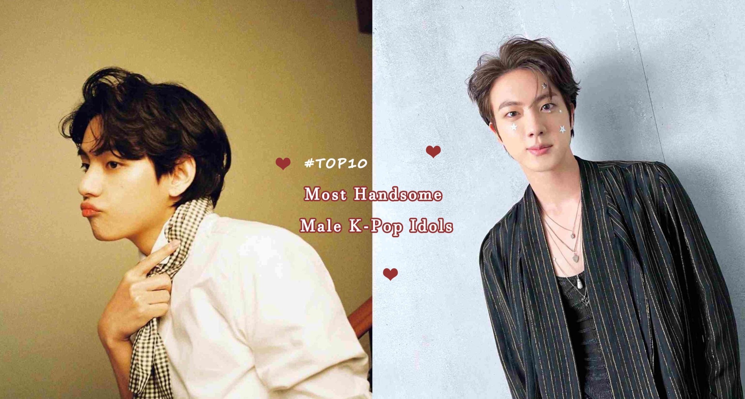 外媒票選「2023最帥KPOP男星」TOP10出爐！BTS柾國、V、Jin都上榜，車銀優竟跌出名次？