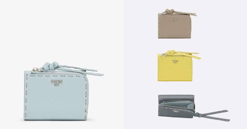 FENDI Peekaboo超迷你三摺疊皮夾建議售價NT$2