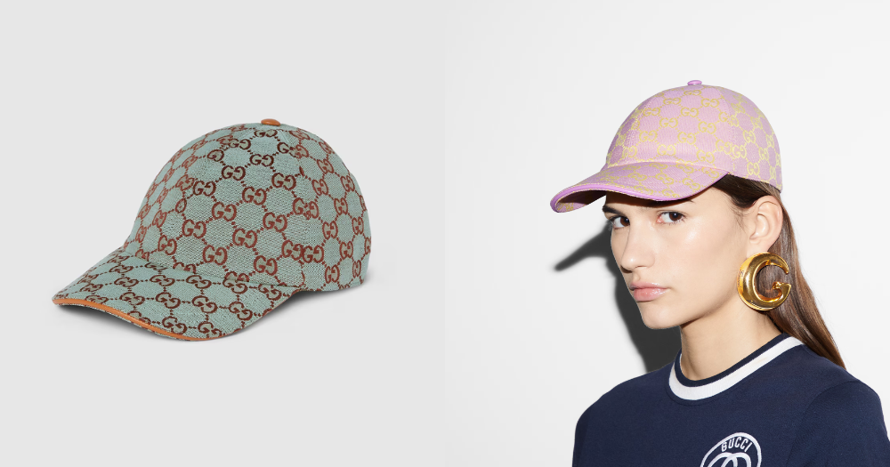 GUCCI GG帆布棒球帽建議售價美金$510