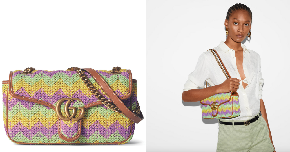 Gucci GG Marmont小型肩揹袋