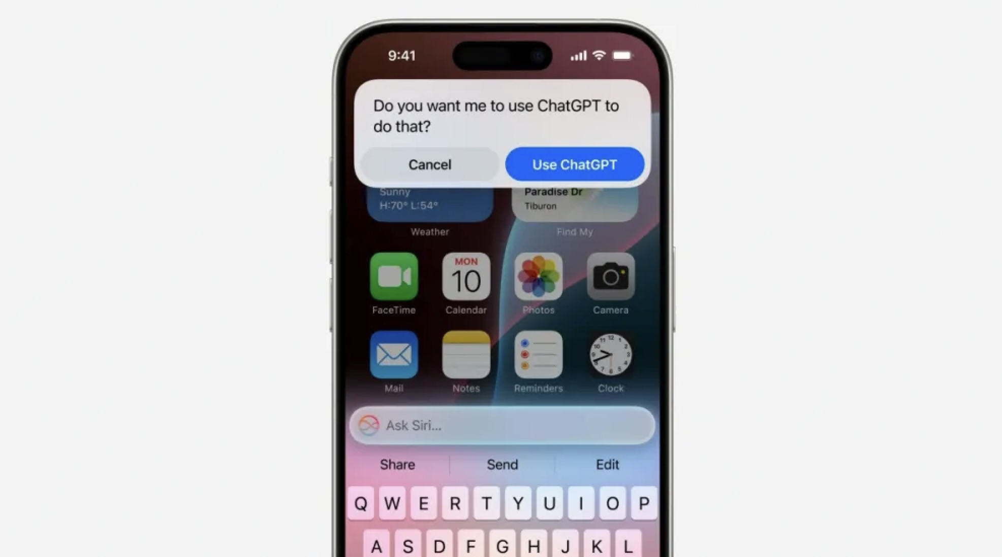 ChatGPT與Apple進行跨平台整合 