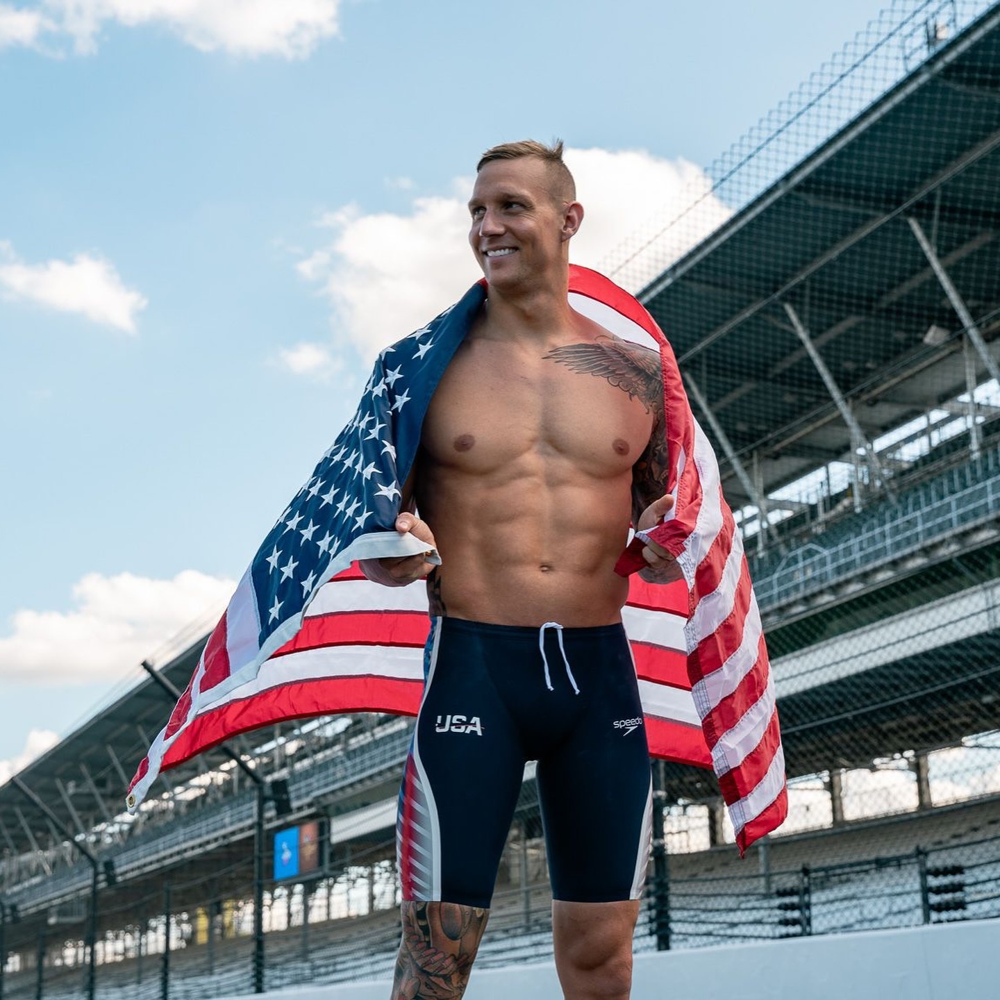 美國游泳運動員Caeleb Dressel    