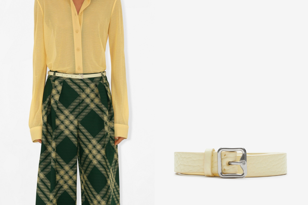 Burberry B 形帶扣皮帶