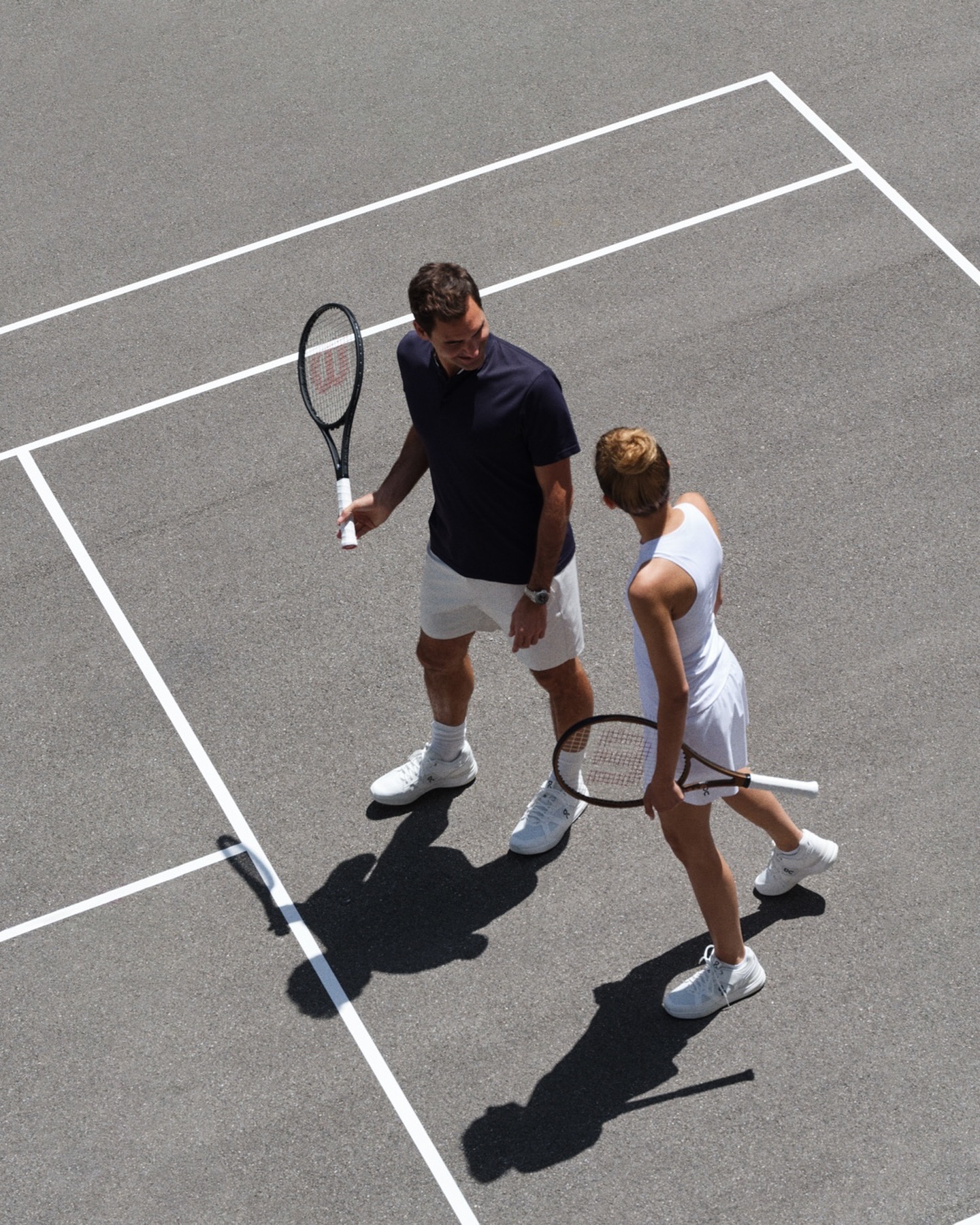 Zendaya與Roger Federer