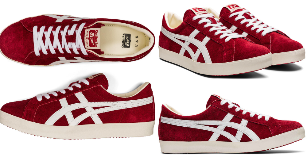 Onitsuka Tiger 紅底白虎爪紋 FABRE NM