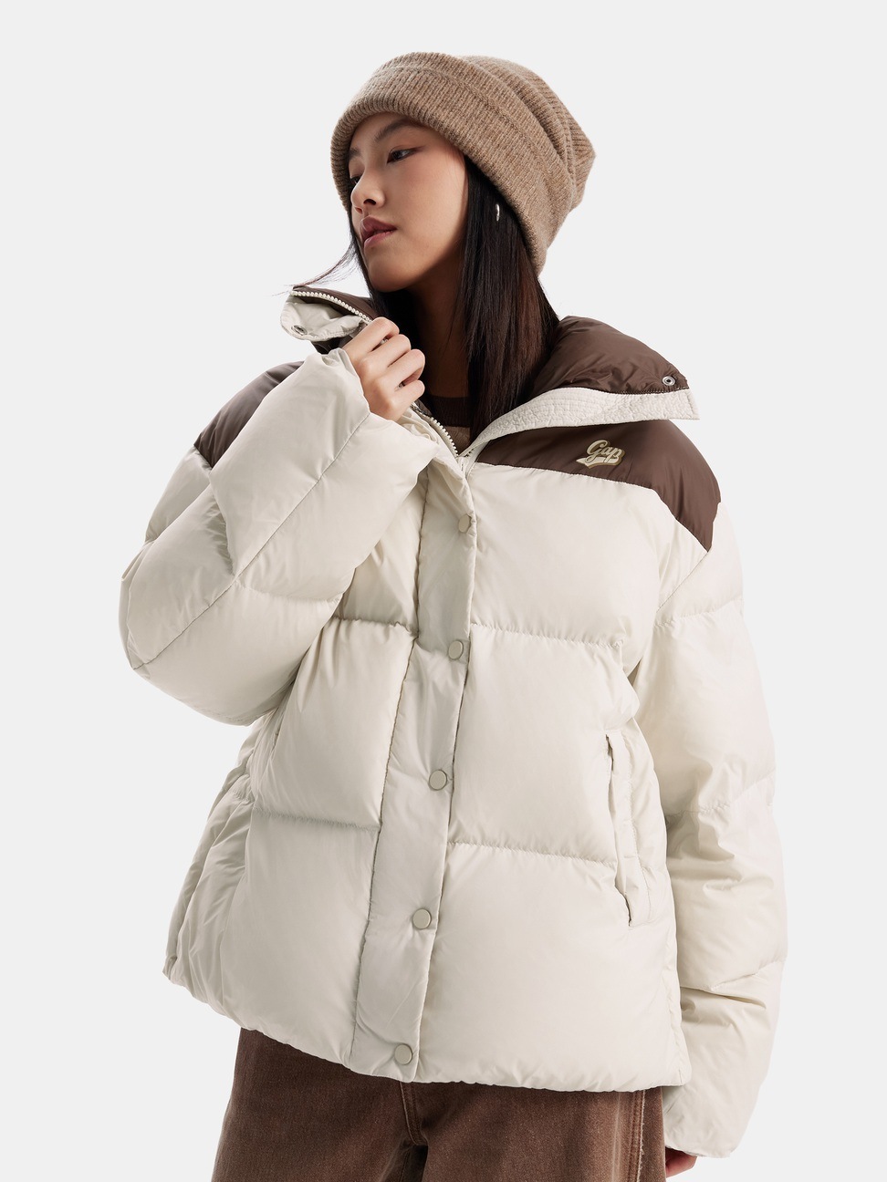 Gap Logo立領羽絨外套