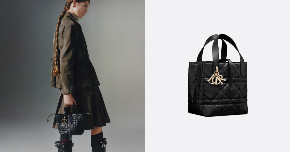 Dior經典包型的變奏款「Dior Toujours直式托特