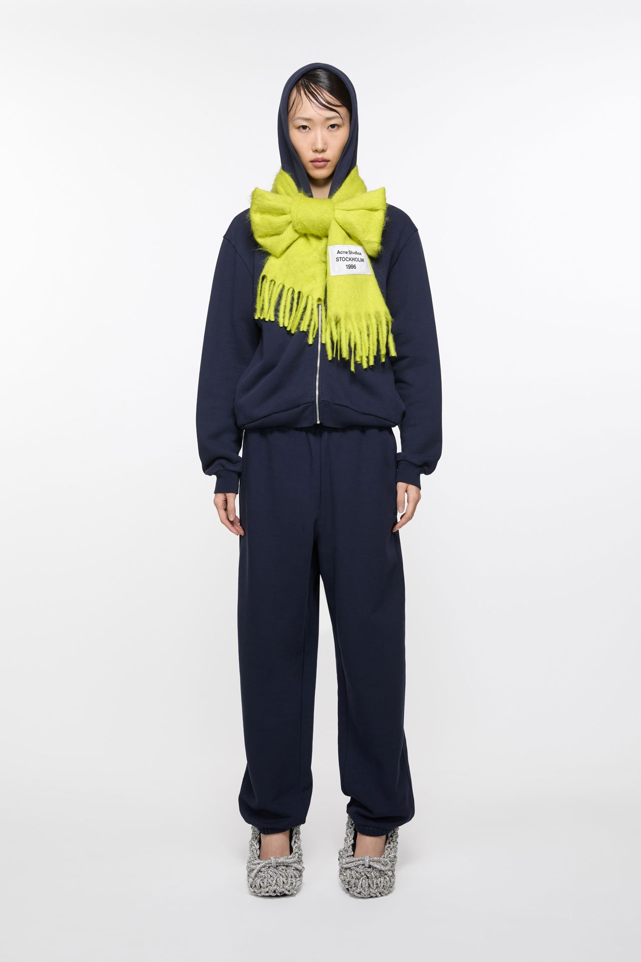 Acne Studios蝴蝶結圍巾