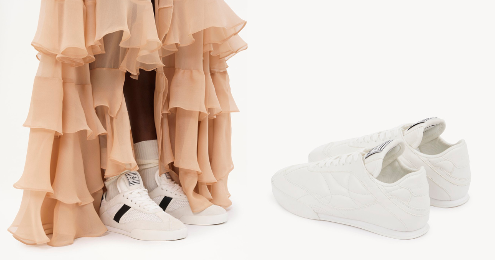 Chloé Kick 運動鞋，建議售價美金$758