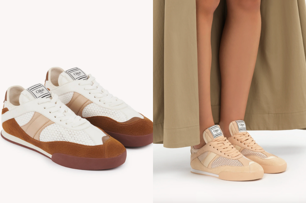 Chloé Kick 絨面革運動鞋,建議售價美元$759