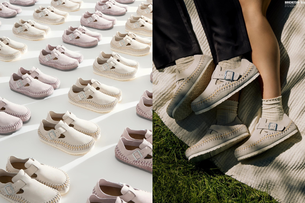 與 Birkenstock推出聯名鞋