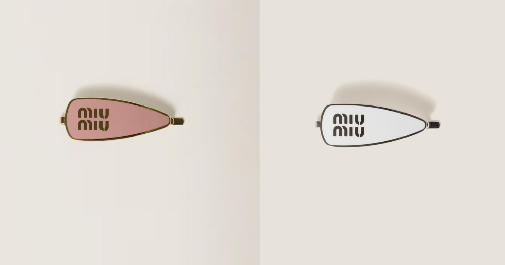 Miu Miu 漆皮髮夾