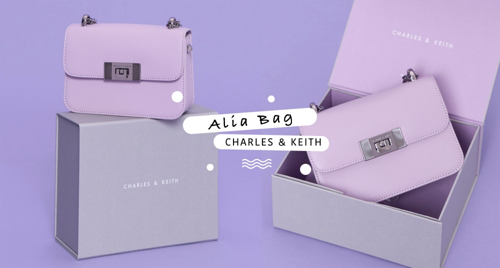 紫色力量！CHARLES & KEITH推出婦女節限定「Alia 薰衣草紫鍊條包」溫柔可愛，購買還能愛心做公益！