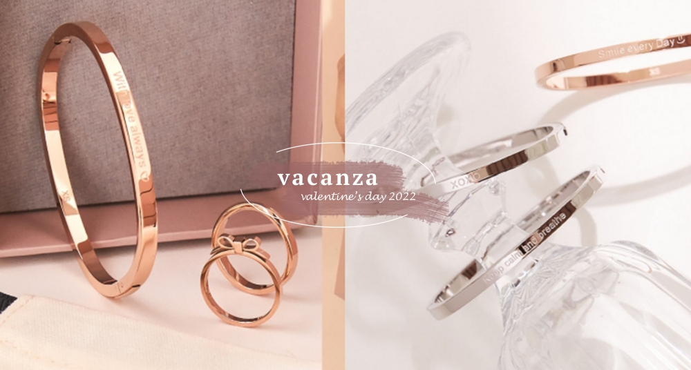 情人節飾品推薦！vacanza 悄悄密語系列3.0登場，質感手環、戒指，送給情人、閨蜜浪漫滿分♡