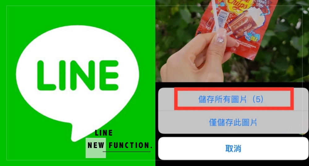 LINE新功能超實用！聊天室可以「一鍵儲存」多張照片，再也不用一張張慢慢下載超方便～