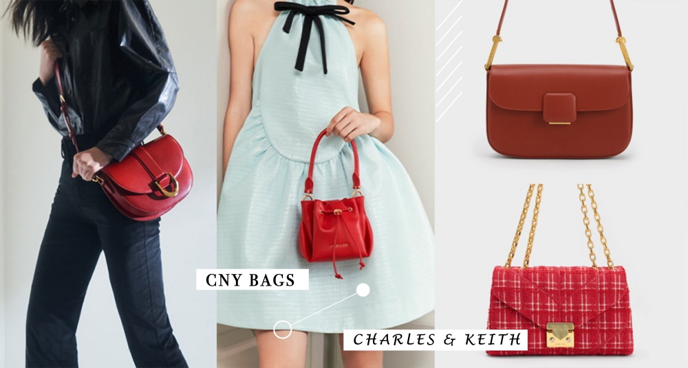 用一抹紅敲開新春幸運大門！CHARLES & KEITH 新年紅色包款推薦，水桶包、肩背包、小方包喜氣又時髦～