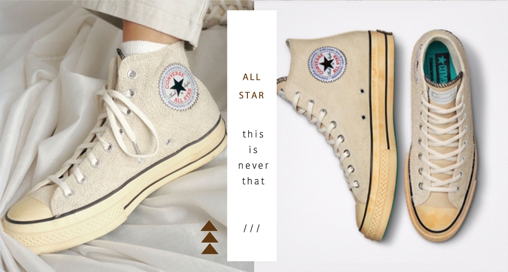 Converse X thisisneverthat 首波聯名登場！奶油復古Chuck70＋毛絨皮革本季秋冬必穿！