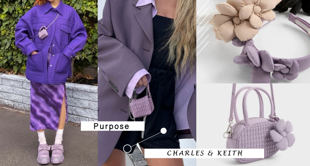 CHARLES & KEITH 全新環保「Purpose」系列，澎澎立體花朵包、漁夫帽、髮箍可愛又時髦！