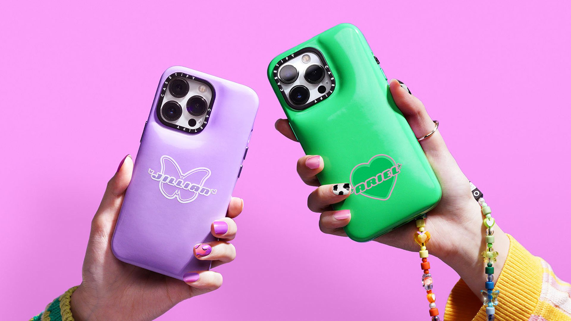 CASETiFY 新推Y2K立體澎澎手機殼夢幻紫色、時髦金龜綠太可愛