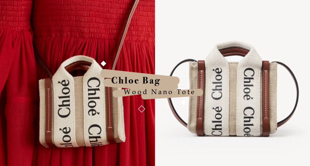 開賣就銷售一空！Chloe 全新迷你Woody 帆布托特包登場，迷你尺寸更可愛價格更討喜♡