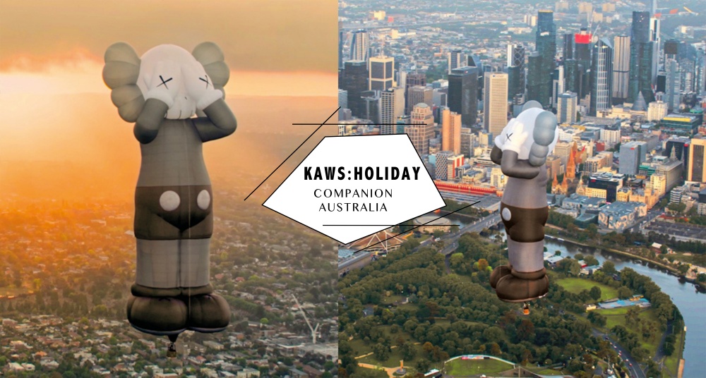 《KAWS：HOLIDAY》世界巡迴登陸墨爾本，巨型熱氣球升空和COMPANION一起遨遊墨爾本！