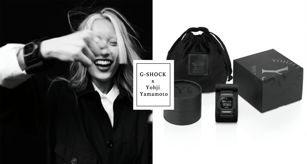超強聯名再一發！G-SHOCK X Y’s 台灣獨家開賣，極致全黑錶面領略山本耀司經典黑色美學