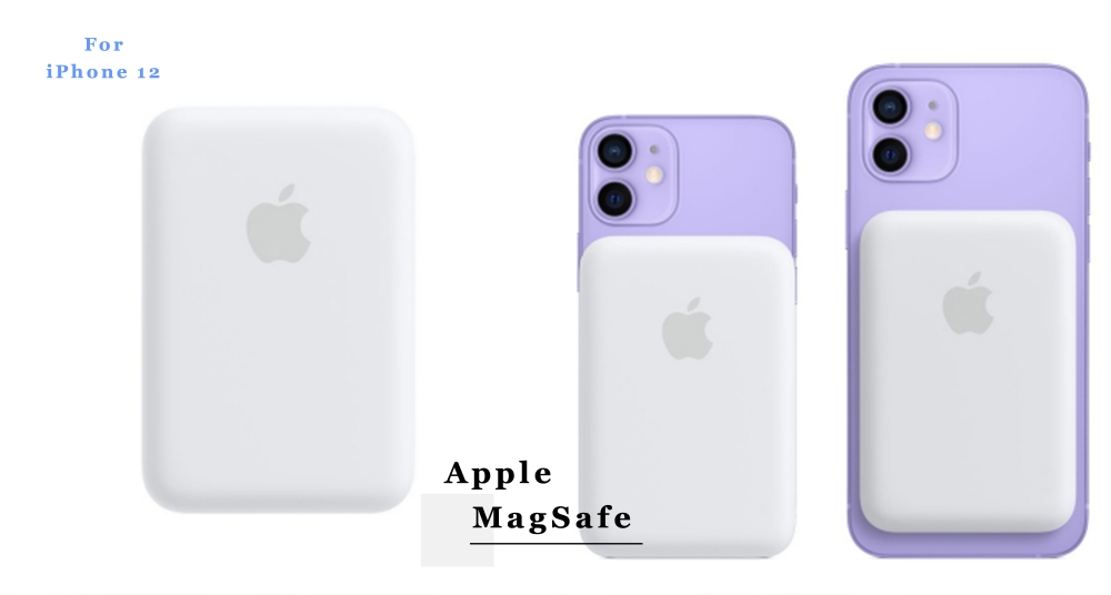 免充電線！Apple MagSafe新推「外接式電池」超方便～直接吸附手機就可充電，方便快速又輕巧！