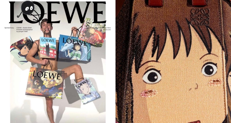 LOEWE X《神隱少女》聯名驚喜曝光！千尋、無臉男、湯婆婆都登場，連紙袋設計也超可愛！