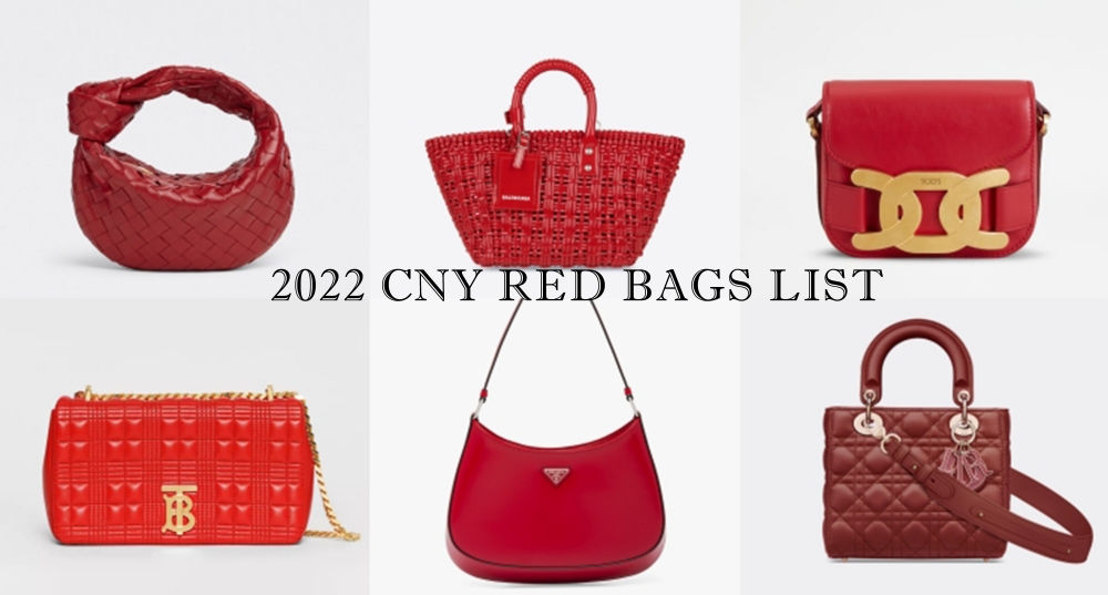 過年就是要揹紅色包！2022農曆新年紅色精品包推薦，Prada、Dior、BV各種紅讓你時髦又喜氣！