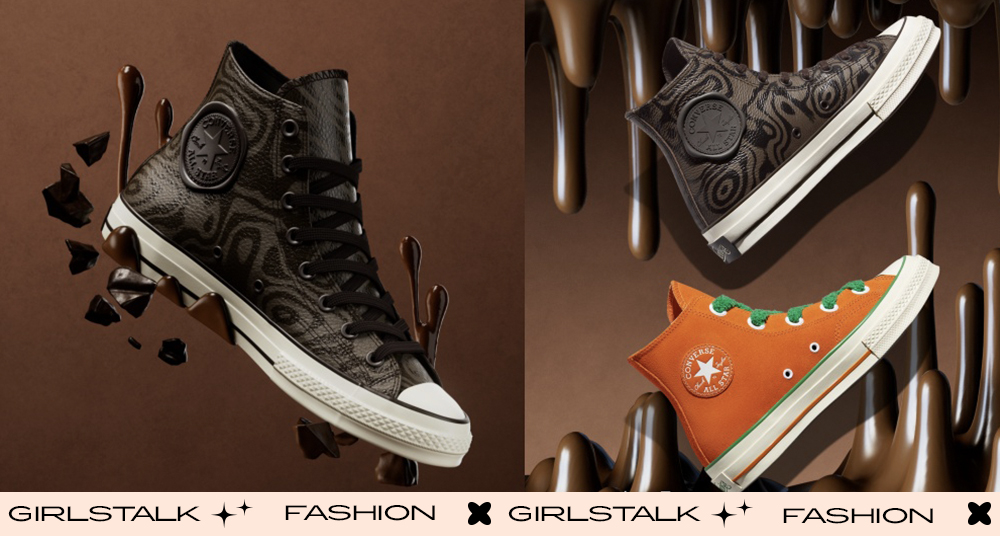 最甜Converse登場！Converse 攜手《旺卡》打造聯名系列，這雙巧克力漩渦CHUCK 70 讓人好想咬一口！