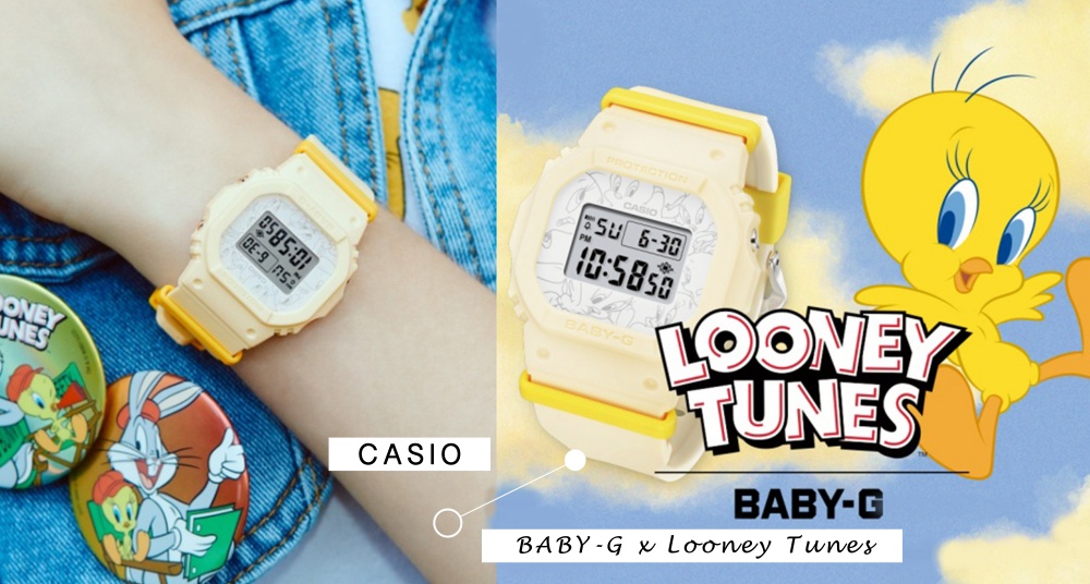 CASIO推出崔弟聯名款BABY-G，質感霧面錶帶搭配可愛崔弟展現復古魅力！