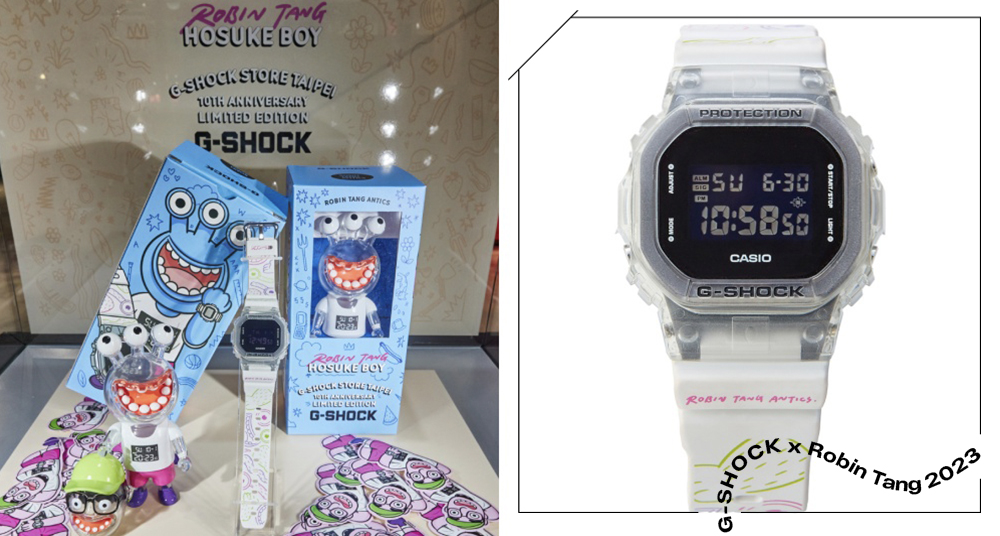 G-SHOCK X羅賓唐聯名打造限量腕錶公仔組合！跟隨招牌保介腳步重返童年美好時光～