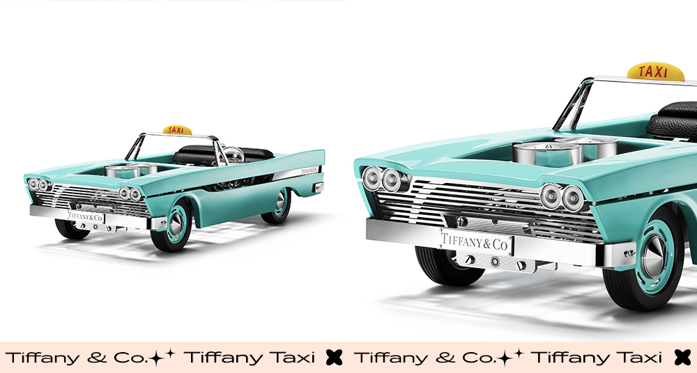 Take me to Tiffany！Tiffany & Co. 打造全新Tiffany Taxi復古計程車造型座鐘，絕美設計根本是藝術品！