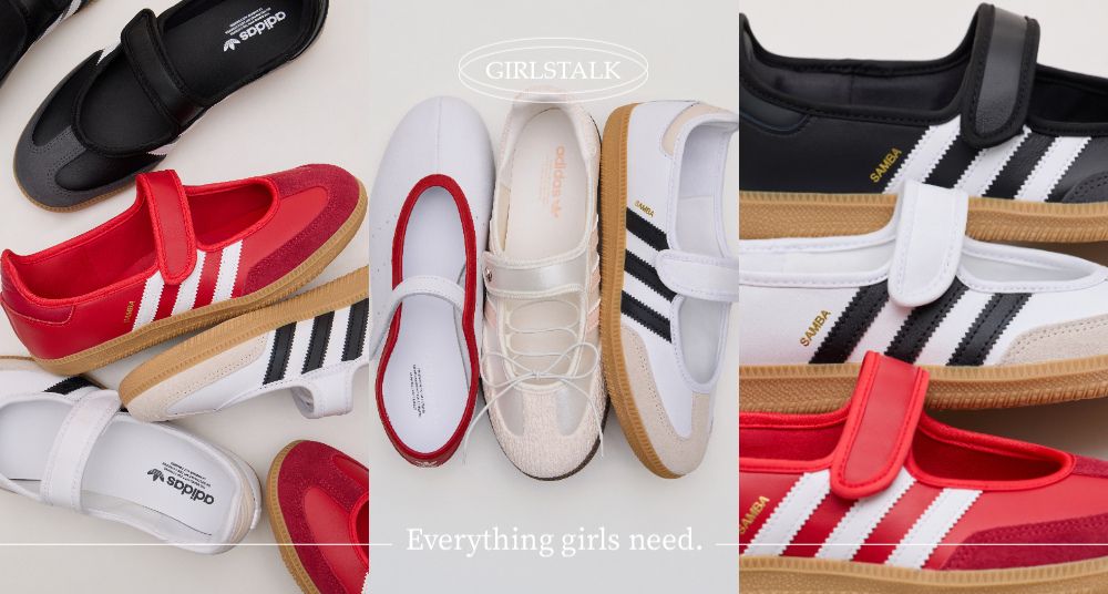 韓國爆款來了!adidas Originals西門店煥新登場,除了薄底鞋全家族一次看,還首秀「SAMBA JANE」芭蕾款♡甜酷女孩們快衝!