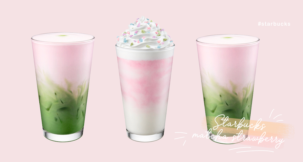 春天就是滿滿粉色♡星巴克打卡系新品「粉紅夢幻星冰樂」登場！抹茶+草莓雲朵泡沫漸層美翻！