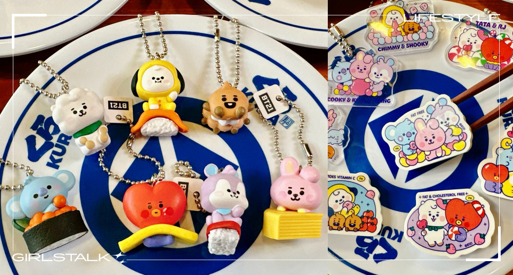BT21粉要衝～「藏壽司ＸBT21」推15款Ｑ萌扭蛋！玉子燒TATA、鮭魚握壽司CHIMMY可愛爆擊「這天」開扭！
