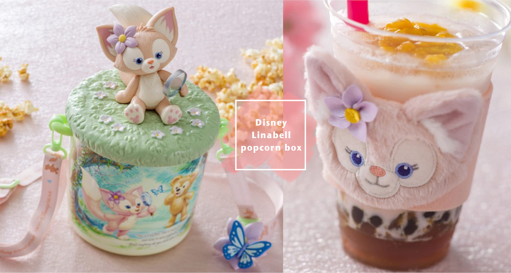 粉紅小狐狸周邊登場♡東京迪士尼「Linabell」爆米花桶、糖果盒、杯套一次看！超萌表情夢幻指數破表～
