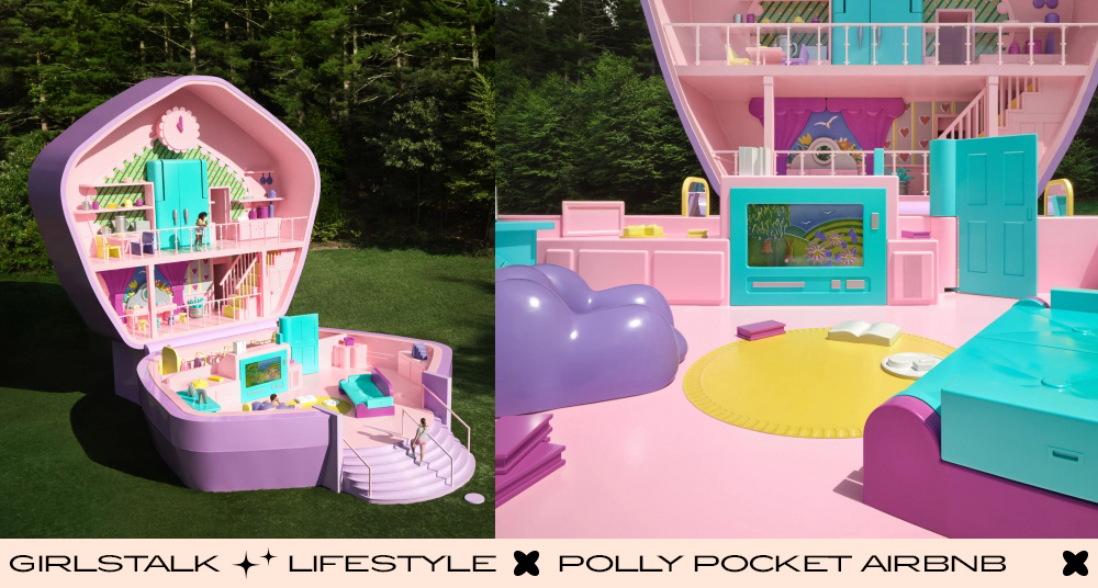 住進口袋芭比的家！Airbnb推出真人尺寸的Polly Pocket住宿！夢幻更衣間、梳妝台、星空帳篷房間都太不真實！