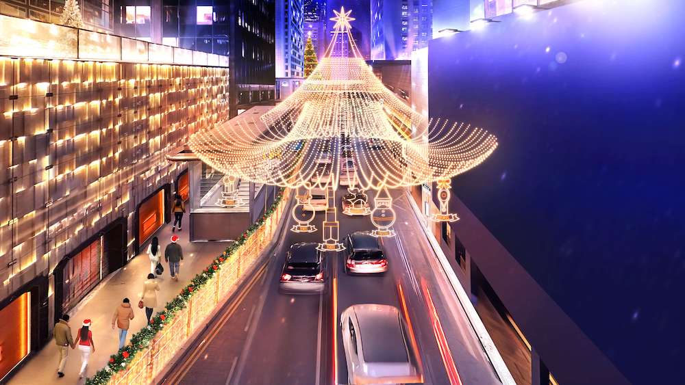 2025香港聖誕打卡景點一次看!中環8大地標化身巨型光影畫布、20米高巨型聖誕樹、聖誕市集一次看!