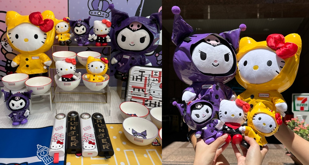 三麗鷗ＸHUNTER再度攜手推出聯名週邊！30公分雨衣Hello Kitty不用五百就能入手，11款周邊搶先看！