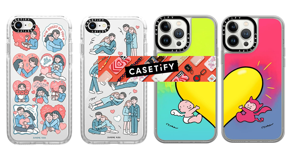 CASETiFY情人節專屬優惠折扣！高調放閃、低調示愛通通搞定，盤點人氣情侶手機殼、配件送禮首選