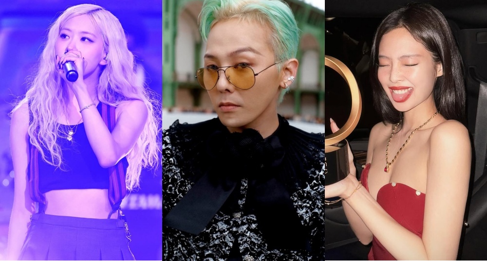 盤點SOLO成績超強的韓國偶像！G-Dragon七月來台辦演唱會，BLACKPINK Jennie、Rose主打歌超洗腦！