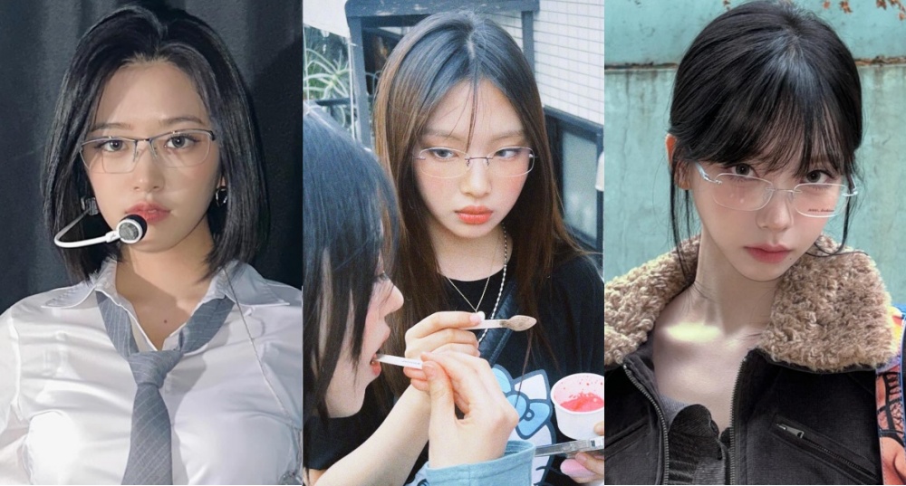 5位適合戴眼鏡的韓國女星！NewJeans 惠仁呼聲最高，Karina、安俞真戴無框眼鏡超美！